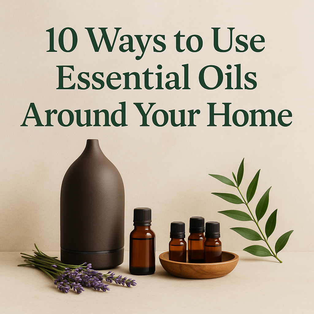 10 Ways to Use Essential Oils Around Your Home